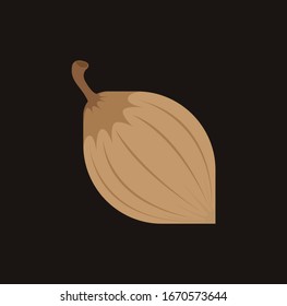 Bild der Herbstkorn. Vektorillustration-Konzept-Illustration