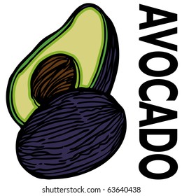 An image of a avocado.
