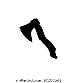 Ein Bild einer Axt in einem einfachen Stil zur Verwendung als Symbol-Element