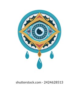 
Image of an Aztec symbol. Vector illustration.