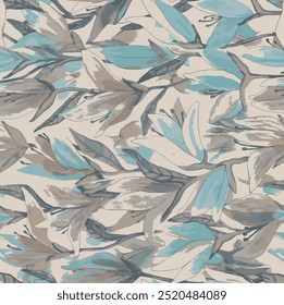 The image is a background pattern featuring a bird motif. It is a painting or drawing of an animal on a fabric-like surface.