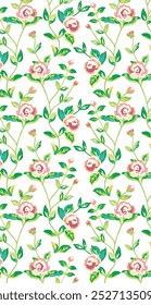 The image is a background pattern featuring flowers. It could be used for clothing, fabric, or wrapping paper flower, clothing, fabric, wrapping paper, pattern