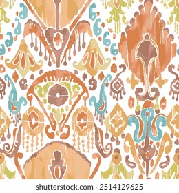 The image is a background pattern, possibly related to art, drawing, painting, motif, visual arts, fabric, illustration, and design.