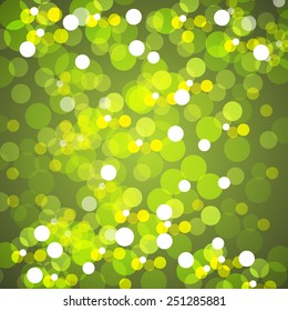 Imagen de un fondo de luces amarillas borrosas.