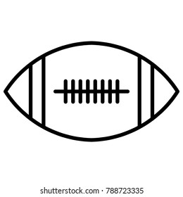 image of ball American football oval icon vector illustration
