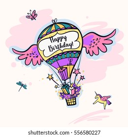 Image balloon for happy birthday present