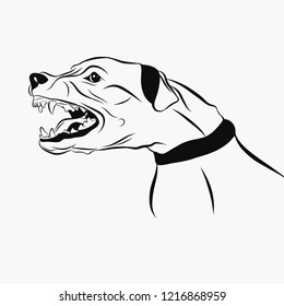 Image Barking Dog Stock Vector (Royalty Free) 1216868959 | Shutterstock