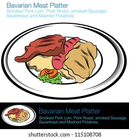 An image of a bavarian meat platter.