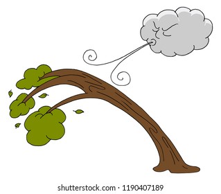 Windy Cartoon Images, Stock Photos & Vectors | Shutterstock