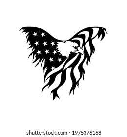 image of black america garuda illustration