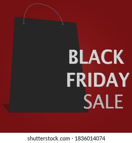 image for black friday in black and red color