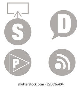 Una imagen de los iconos del blog.