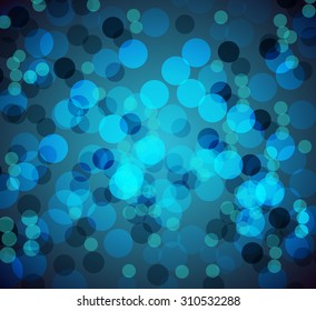Imagen de fondo de un fondo azul de luces borrosas.