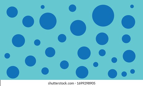 Imagen de burbujas azules en un fondo azul acuático