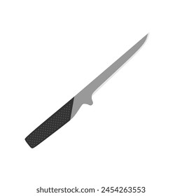 Cuchillo de deshuesado de Imagen, Ilustración vectorial de diseño plano de cuchillo de cocina. hachas de corte de chef cubertería utensilios de cocina realistas