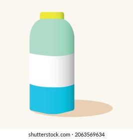 image of a bottle with a cleaner vector
