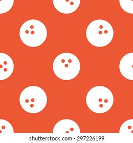 Image of bowling ball, repeated on orange background