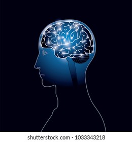 Image of brain electrical signal