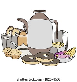 An image of breakfast items.