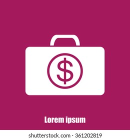 Image of briefcase with dollar symbol
