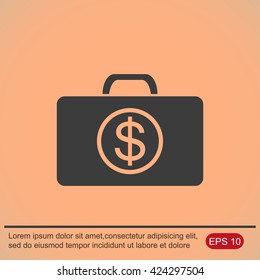 Image of briefcase with dollar symbol
