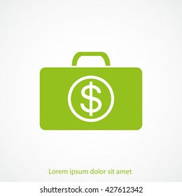 Image of briefcase with dollar symbol
