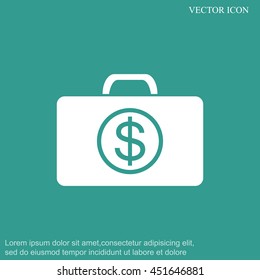 Image of briefcase with dollar symbol
