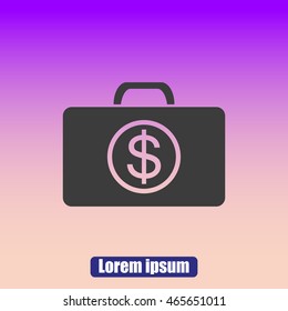 Image of briefcase with dollar symbol