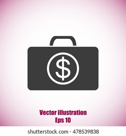 Image of briefcase with dollar symbol