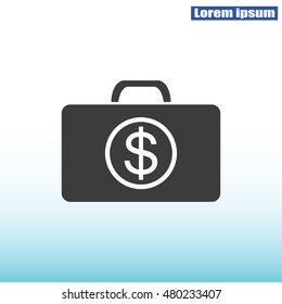 Image of briefcase with dollar symbol