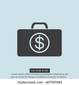 Image of briefcase with dollar symbol