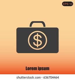 Image of briefcase with dollar symbol