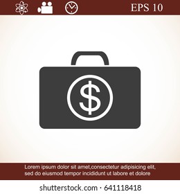Image of briefcase with dollar symbol