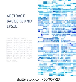 Image for brochure with rectangles. Half of the space is empty.