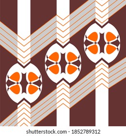 image of brown align line pattern