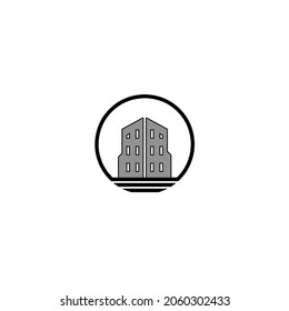 Imagen de un edificio.
Ilustración vectorial.