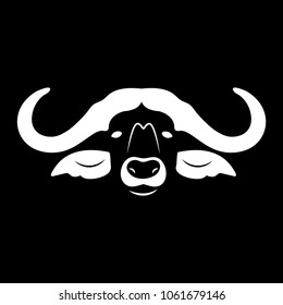 An image of a bull's stylized head.