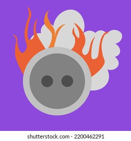 image of a burning socket