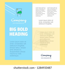 Image Business Company Poster Template. with place for text and images. vector background
