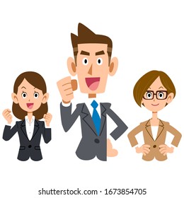 The image of a Business team