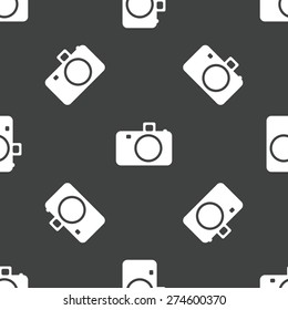 Image of camera repeated on grey background