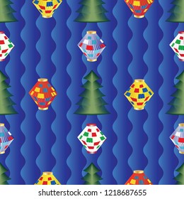 The image can be used as a New Year and Christmas postcard, wallpaper for your site, wrapping paper and other holiday projects.