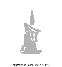 image of candle, candle concept, vector illustration