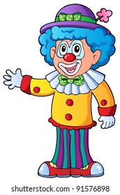 Image of cartoon clown 2 - vector illustration.