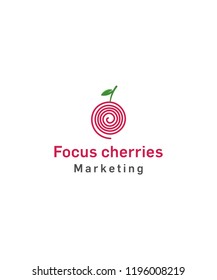 Image of cherry centered.