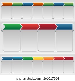 An Image Of Chevron Chart Set.