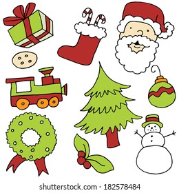 An image of Christmas items.