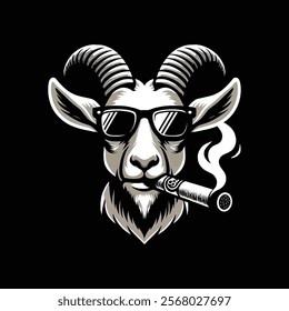 image for cigar goat vector