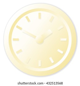 Image of clock face. The device displays the hours, minutes, seconds. Save your time. Timing is everything.