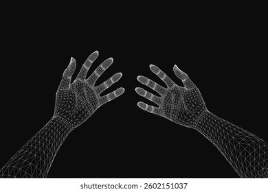 The image is a close up of two hands, one on top of the other, with a black background. The hands are intertwined, creating a sense of connection and unity. The image conveys a feeling of warmth